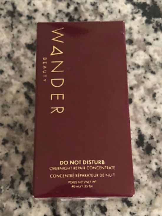 Wander Beauty Other - Wander Beauty Do Not Disturb Overnight Repair Concentrate - Burgundy Box